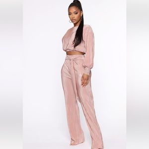 Blush Pink Pant Set